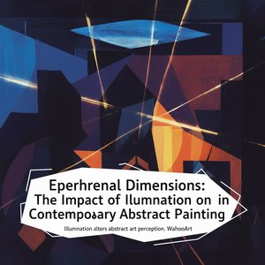 Ephemeral Dimensions: The Impact of Illumination on Perceptual Shifts in Contemporary Abstract Painting