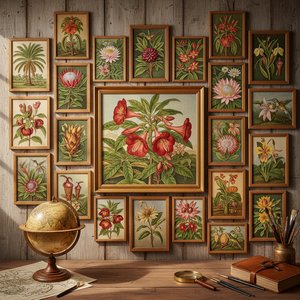 Marianne North's Masterpieces: 25 Botanical Paintings That Bloom With Adventure | Allpaintingsstore