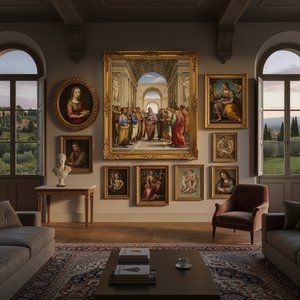 Raphael's Masterpieces: 25 Iconic Paintings & Renaissance Art for Your Home
