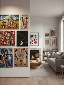 Joan Miró's Masterpieces: 25 Iconic Paintings for Art Lovers & Home Decor