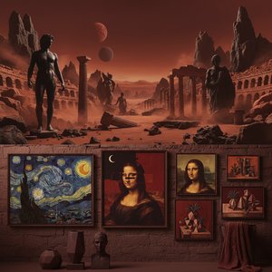 Mars Black Masterpieces: 10 Iconic Paintings & Timeless Art Decor Ideas