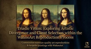 Triadic Vision: Exploring Artistic Divergence and Client Selection within the AllPaintingsStore Reproduction Process
