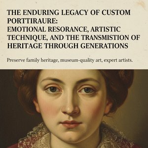 The Enduring Legacy of Custom Portraiture: Emotional Resonance, Artistic Technique, and the Transmission of Heritage Through Generations