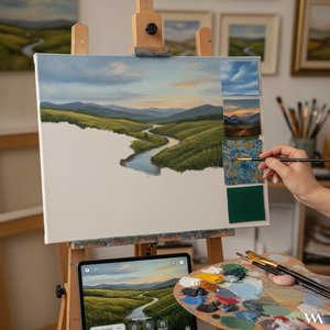 AllPaintingsStore.com F.A.Q.: Bespoke Background Customization for Your Masterpiece