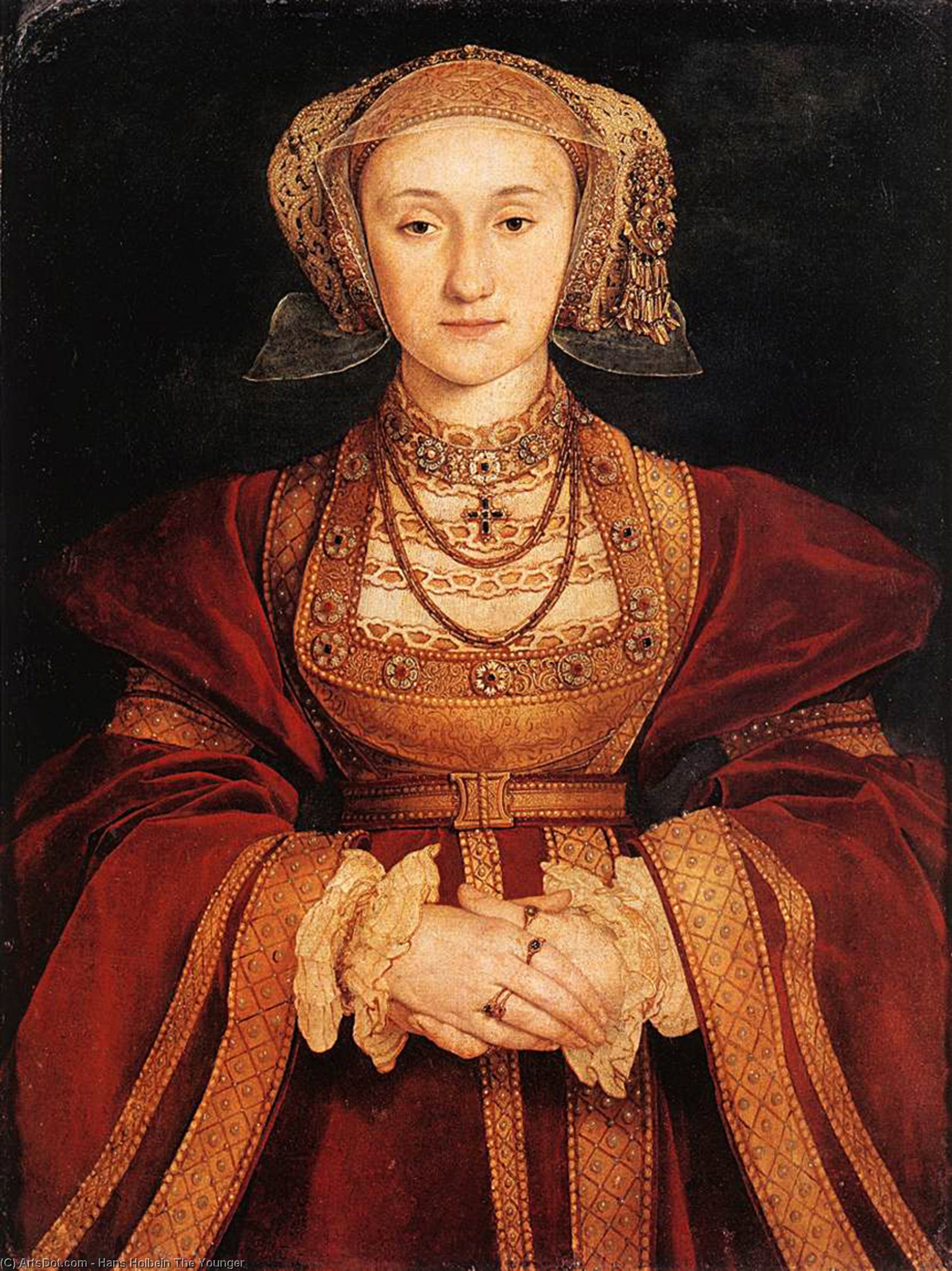 Portree Anne Cleves: Ühine Põhja-renaissance Kunstiloom Hans Holbein Noorema Käsutusel – Suurepärane Tükk Põhja-renaissance Kunstile, Mis Avaldab Tudor Ajalugu Ja Kunstilise Briljantsuse — Hans Holbiin