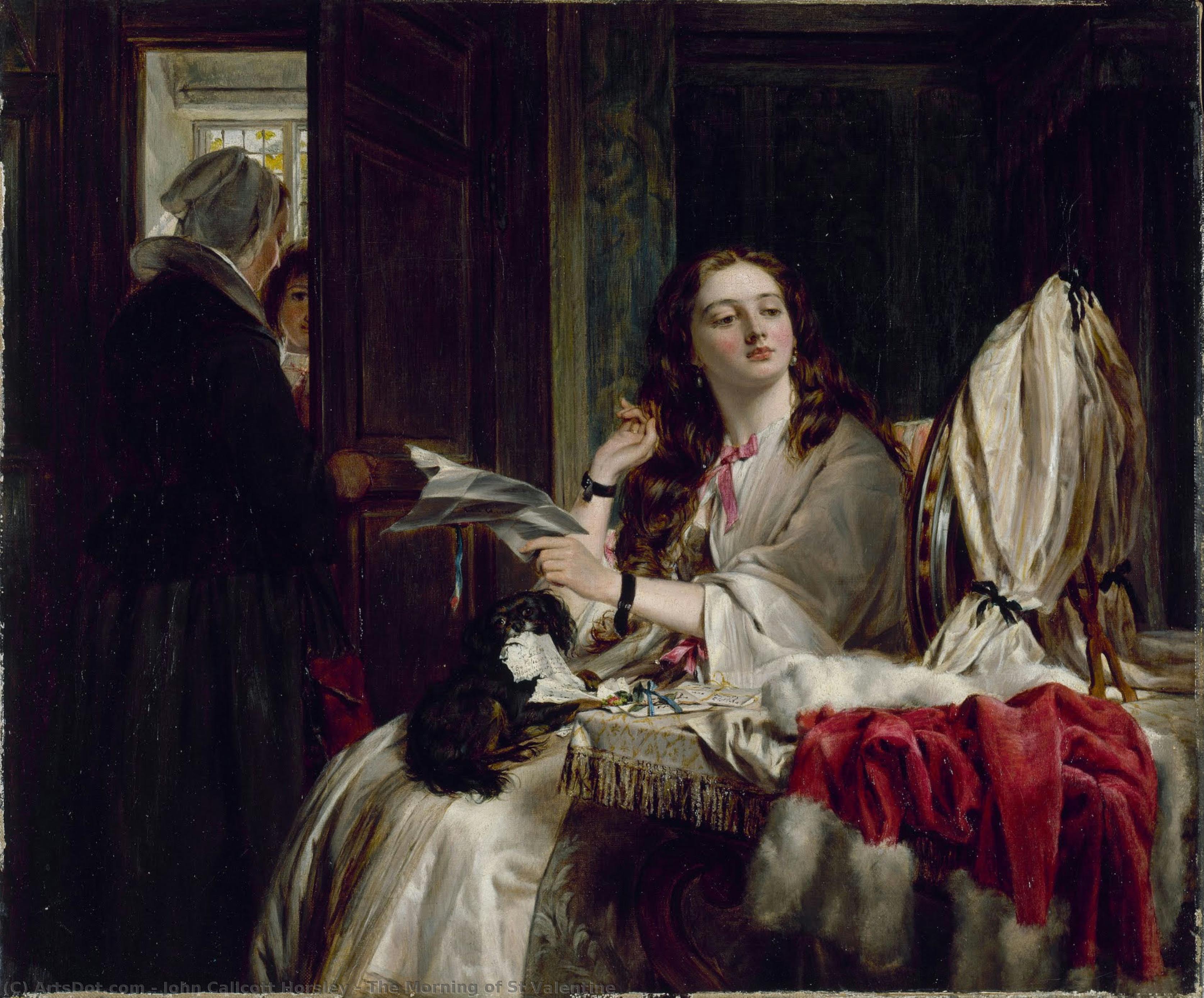 Švenčiausiojo Valentino Rytas — John Callcott Horsley