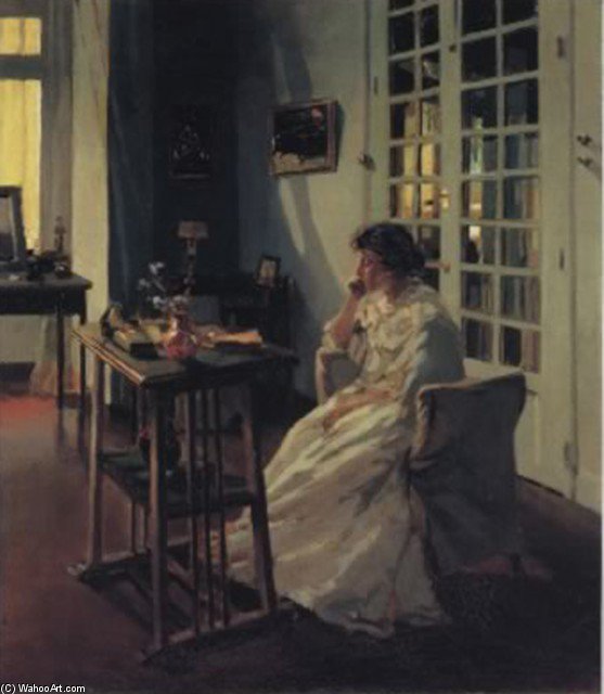 Interior Scene — Enrique Martinez Cubells