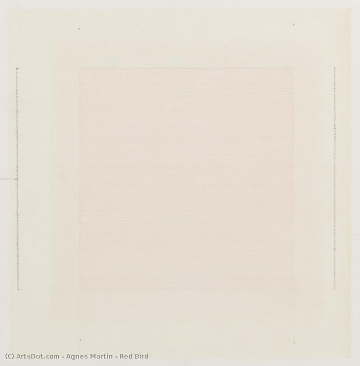 Red Bird — Agnes Martin