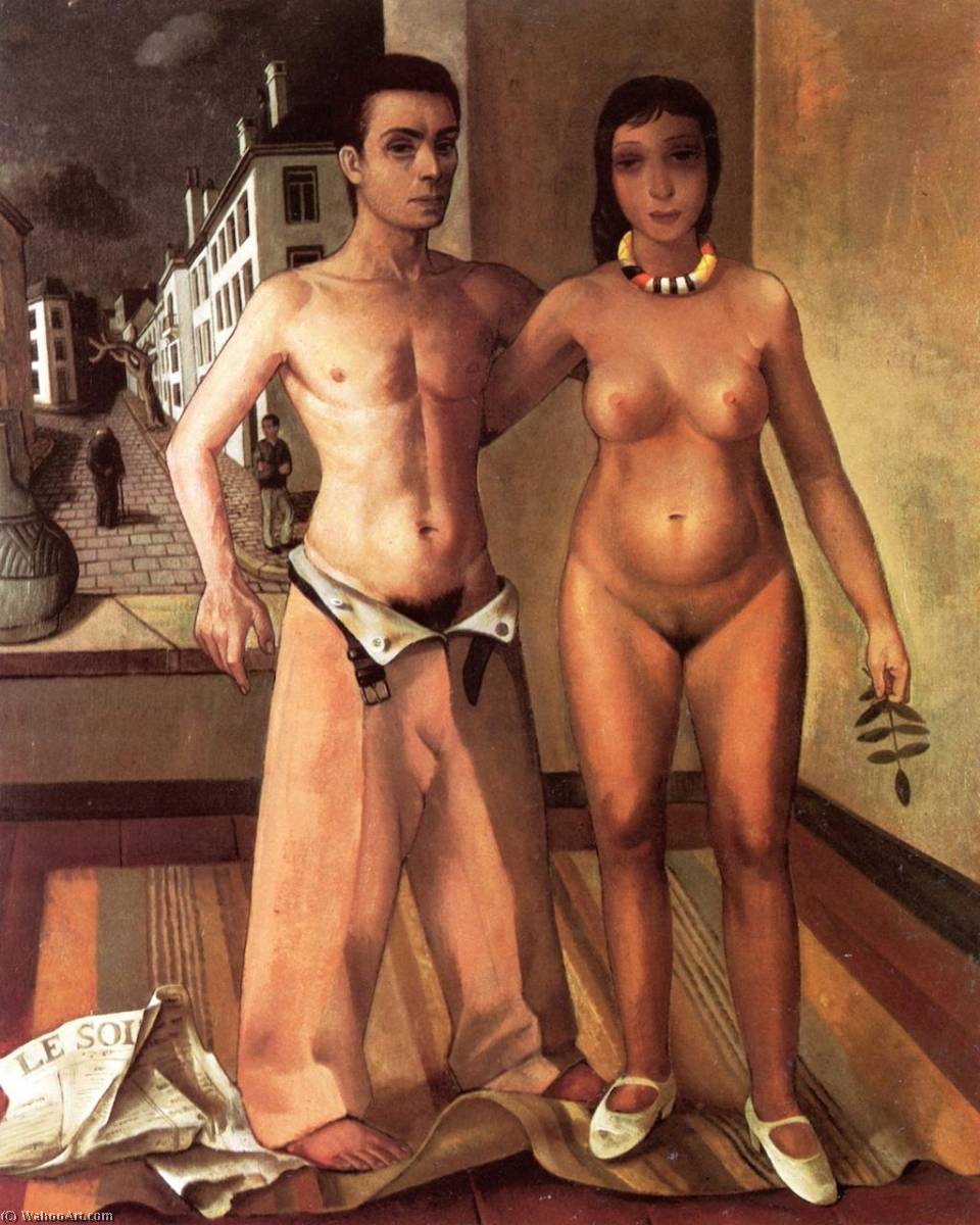 Evening (unfinished) (also Known As Self Portrait With Felka Platek) — フェリックス・ヌスバウム