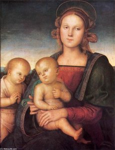 Madonna With Child And The Infant St John — فانوتشي بيترو (لي بيروجينو), Renaissance