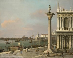 Bacino Di S. Marco: From The Piazzetta — Каналетто