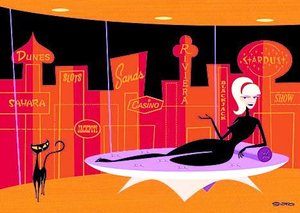 Queen Of The Strip — Josh Agle (shag)