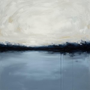 Ethereal Horizon: A Solitary Meditation On Midnight Shadows And Luminous Mist