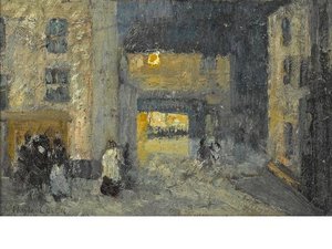 London Evening — Richard Hayley Lever