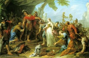 Scipio returning to Allutius his Betrothed
