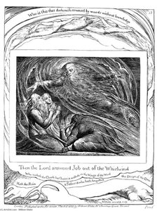El Señor Respondiendo A Job Desde El Torbellino — William Blake