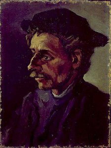 Head Of A Man — Vincent Willem Van Gogh, Post-impressionism