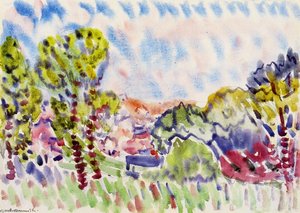 Trees -5 — Charles Demuth, Precisionism