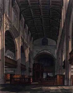 Interior Of St. Mary's Church, Cambridge