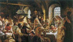The Boyars' Wedding — Konstantin Makovsky, Historical Realism