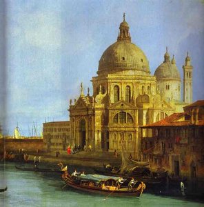 Santa Maria Della Salute Seen From The Grand Canal (right) — Каналетто