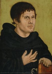 Portrait Of Martin Luther As An Augustinian Monk — Λούκας Κρανάκ Ο Παλαιότερος, Northern Renaissance