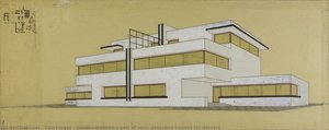 Garden Front Of A Pair Of Semi-detached Houses For Doctors — Carl Fieger, Bauhaus