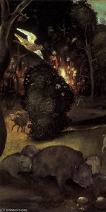 Allegory - Forest Fire (detail) — Piero Di Cosimo, Dutch Golden Age