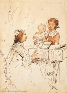 Maternal Joys — Gerolamo Induno