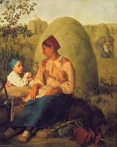Haymaking — Alexei Venetsianov, Contemporary Realism