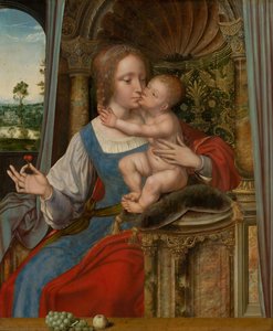 Madonna And Child — Quinten Matsijs, High Renaissance