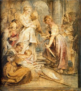 Achilles And The Daughters Of Lykomedes — पीटर पॉल रुबेन्स, Baroque