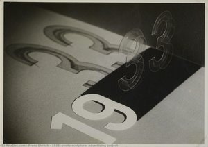1933 (photo-sculptural advertising project)