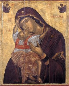 The Virgin Cardiotissa — Angelos Akotantos, Crete Byzantine School