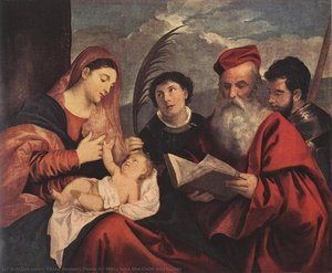 Mary With The Child And Saints — Titaan Ramsi Piali Ii, Renaissance Revival