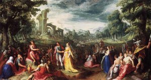 The Continence Of Scipio — Karel Van Mander, Northern Mannerism