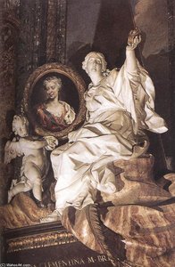 Tomb Of Maria Clementina Sobieska (detail) — Pietro Bracci, Baroque