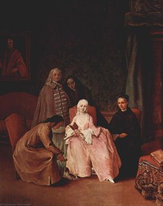 A Visit To A Lady — Pietro Longhi, Rococo
