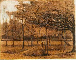 Landskab Med Træer — Vincent Willem Van Gogh