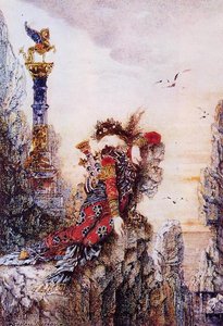 Sappho On The Cliff — गुस्ताव मोरो, Symbolist Painting