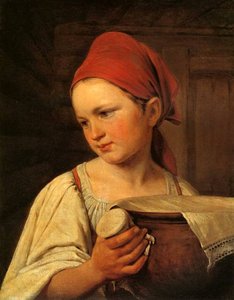 Peasant Woman With Milk — Alexei Venetsianov, Realism