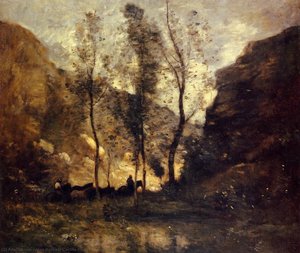 Smugglers — कैमिल कोरतो, Impressionism