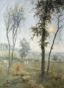 Haymaking By Moonlight — Cecil Gordon Lawson