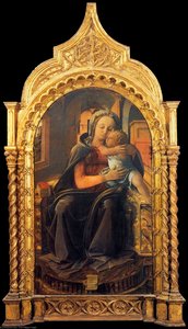 Madonna With Child (tarquinia Madonna) — फilippो लिप्पी, Early Renaissance