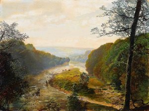 Barden Tower — John Atkinson Grimshaw, Romanticism