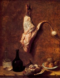 Still Life with calf leg