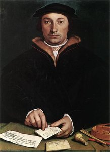 Portrait Of Dirk Tybis — Hans Holbein Mlajši, Northern Renaissance