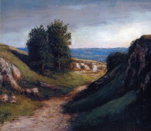 Path To The Sea — Courbet, Realism