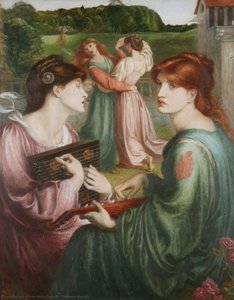 The Bower Meadow — Dante Gabriel Rossetti, Pre-raphaelite Brotherhood