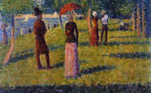 The Rope-colored Skirt — Georges Pierre Seurat, Neo-impressionism